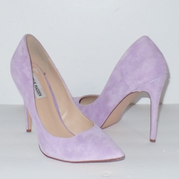 Steve Madden Shoes - Steve Madden Lilac Purple Orchid Suede Heels 9.5